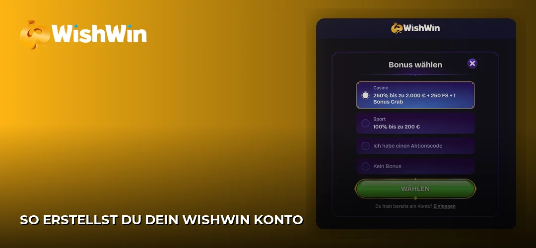 WishWin promotional banner