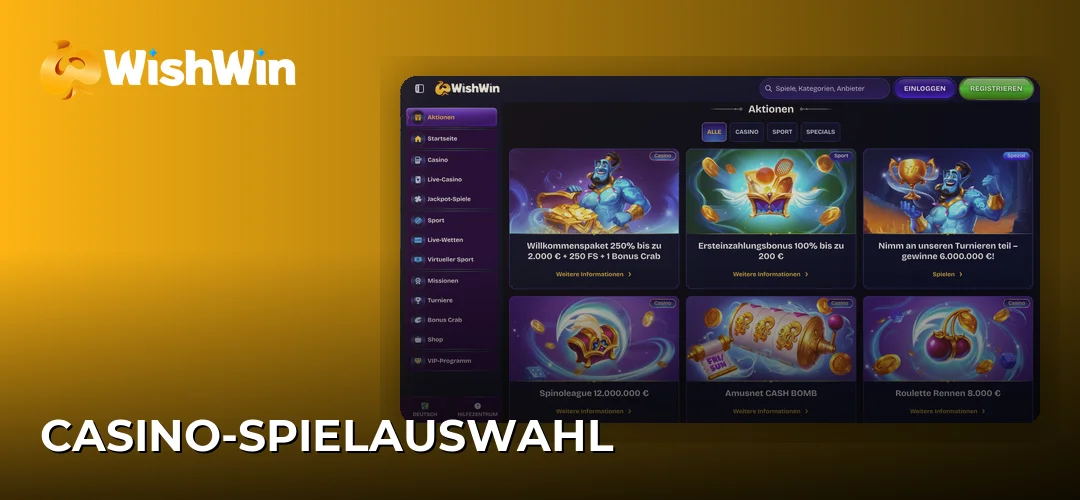 WishWin promotional banner