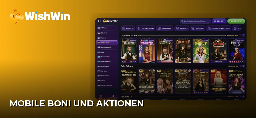 WishWin promotional banner