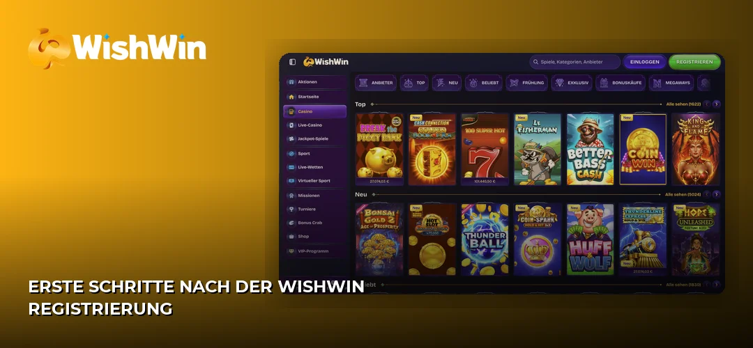 WishWin promotional banner